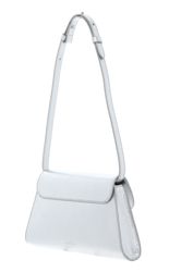 COCCINELLE Dew Handbag Grained Leather Silver | Buy bags