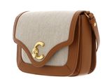 COCCINELLE C-Me Canvas Handbag Natural / Cuir COCCINELLE C-Me Canvas Handbag Natural / Cuir