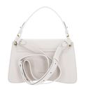 COCCINELLE C-Me Grained Leather Handbag Blanco