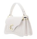 COCCINELLE C-Me Grained Leather Handbag Blanco