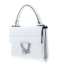 COCCINELLE Arlettis Smooth Metal Handbag Silver