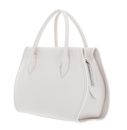 COCCINELLE Lord Handbag Grained Leather M Blanco
