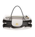 COCCINELLE Arlettis Signature Handbag Grained Leather Blanco