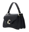 COCCINELLE C-Me Grained Leather Handbag Noir