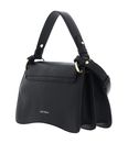 COCCINELLE C-Me Grained Leather Handbag Noir