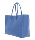 COCCINELLE Maxi Log Handbag Grained Leather Azul COCCINELLE Maxi Log Handbag Grained Leather Azul