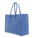 COCCINELLE Maxi Log Handbag Grained Leather Azul COCCINELLE Maxi Log Handbag Grained Leather Azul