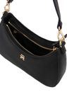 TOMMY HILFIGER TH Logotape Shoulder Bag Black TOMMY HILFIGER TH Logotape Shoulder Bag Black