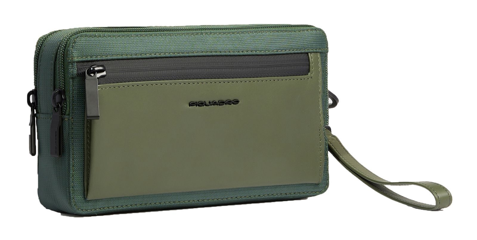 PIQUADRO Orion Clutch Bag Green PIQUADRO Orion Clutch Bag Green