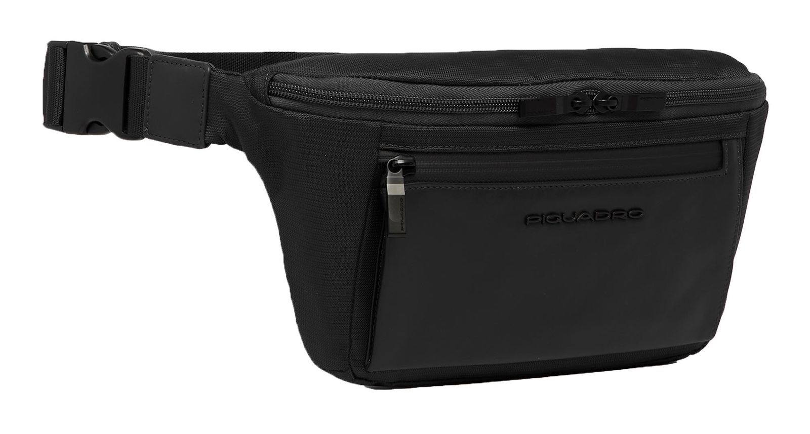 PIQUADRO Orion Leather Bum Bag Black PIQUADRO Orion Leather Bum Bag Black
