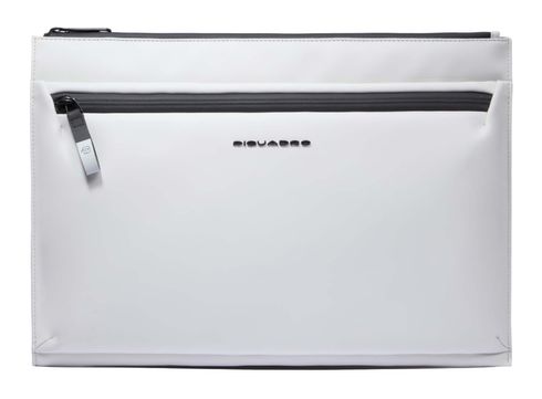PIQUADRO Corner 2O Men's Clutch 12,9" White