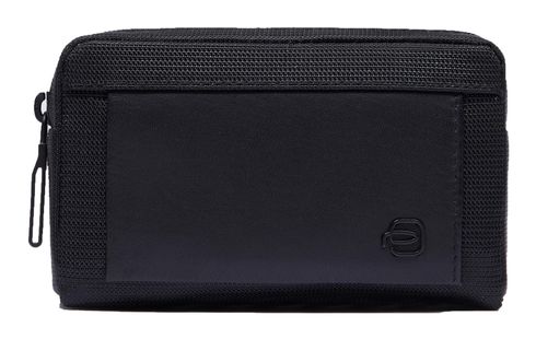 PIQUADRO Orion Key Case With Two Rings Black