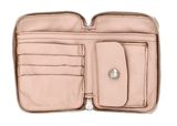 CATERINA LUCCHI Modena Diva Zip Around Wallet Peonia Toni Beige CATERINA LUCCHI Modena Diva Zip Around Wallet Peonia Toni Beige