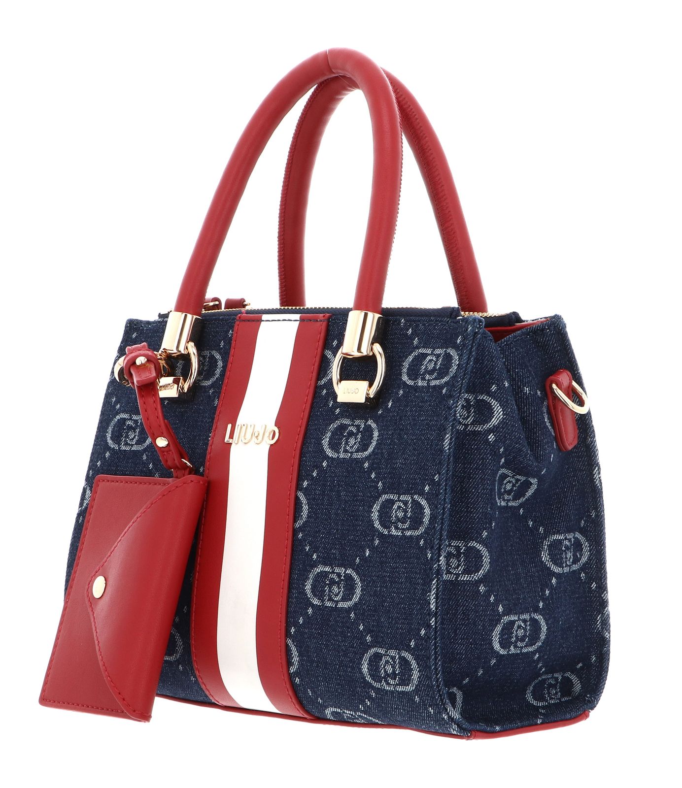 LIU JO Manh Satchel Bag Blu Denim LIU JO Manh Satchel Bag Blu Denim