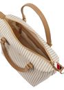 TOMMY HILFIGER Poppy Summer Small Tote Safari Canvas Stripe TOMMY HILFIGER Poppy Summer Small Tote Safari Canvas Stripe