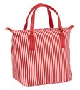 TOMMY HILFIGER Poppy Summer Small Tote Primary Red Stripe