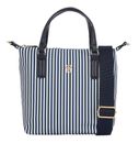 TOMMY HILFIGER Poppy Summer Small Tote Space Blue Stripe
