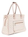 GUESS Wilder Shopper Tote Beige / White