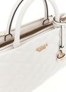 GUESS Tamsin Society Satchel Cream White GUESS Tamsin Society Satchel Cream White