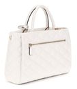 GUESS Tamsin Society Satchel Cream White GUESS Tamsin Society Satchel Cream White