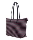 LACOSTE Shopping Bag Marine Grenadine Stripes