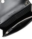 Calvin Klein Sculpted Long Fold Strap Wallet Na Black