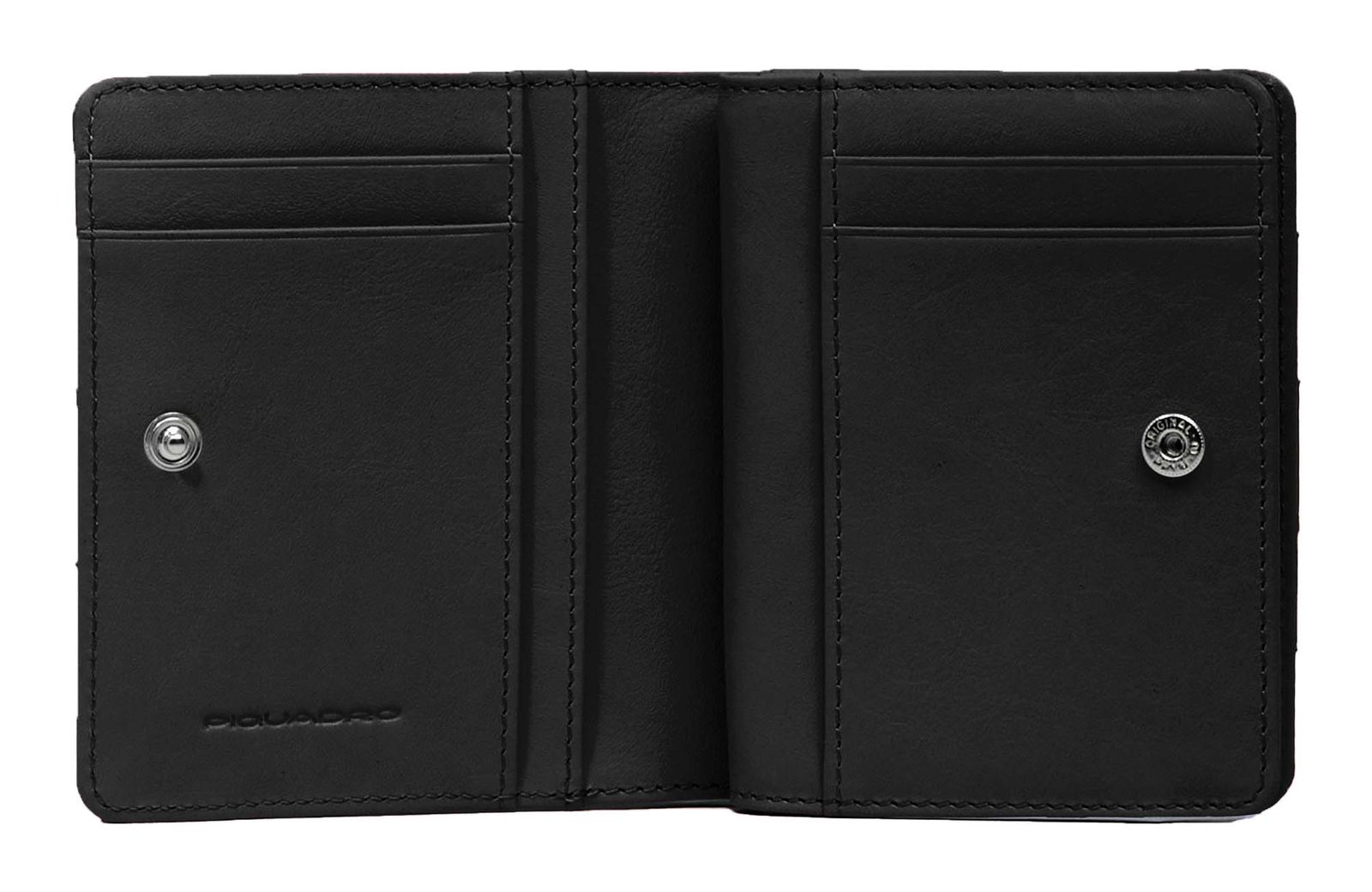 PIQUADRO Lyra Women's Mini Wallet RFID Black PIQUADRO Lyra Women's Mini Wallet RFID Black
