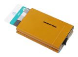 PIQUADRO Atlas Compact Wallet With Single Slider RFID Yellow
