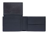 PIQUADRO PQ Earth Men's Wallet Flip Up ID RFID Black