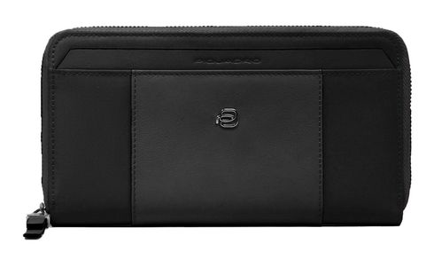 PIQUADRO Lyra Zip Around Women's Wallet RFID Black