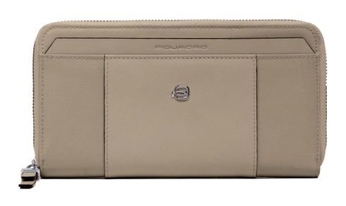 PIQUADRO Lyra Zip Around Women's Wallet RFID Beige