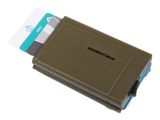 PIQUADRO Atlas Compact Wallet With Single Slider RFID Green