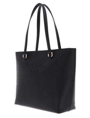 トートバッグ LIU JO Woman Tote bags Black AA5321E0087 22222 Large jacquard tote bag colour black | Liu Jo