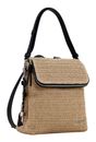 Desigual Logo Raffia Backpack Natural Desigual Logo Raffia Backpack Natural
