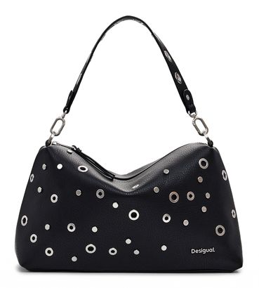 Desigual Rebel Bergamo Shoulder Bag Black