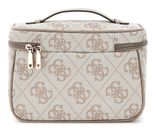 GUESS Toiletry Train Case Dark Taupe Logo GUESS Toiletry Train Case Dark Taupe Logo