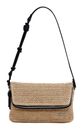 Desigual Logo Raffia Shoulder Bag Natural Desigual Logo Raffia Shoulder Bag Natural