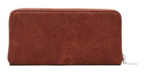 Desigual Sac Téléphone Portable Marron Pour Femme - Half Logo 23 Noa