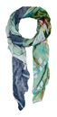 Desigual Delicate Patch Rectangle Foulard Turquoise