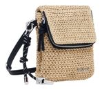 Desigual Mone Logo Raffia Phone Bag Natural Desigual Mone Logo Raffia Phone Bag Natural