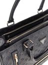 GUESS Wilder Zip Bottom Shopper Tote Bag Black GUESS Wilder Zip Bottom Shopper Tote Bag Black