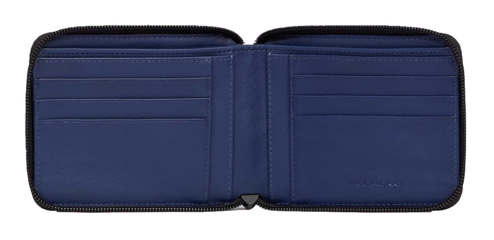 PIQUADRO PQ Earth Zip-Around Wallet RFID Blue PIQUADRO PQ Earth Zip-Around Wallet RFID Blue