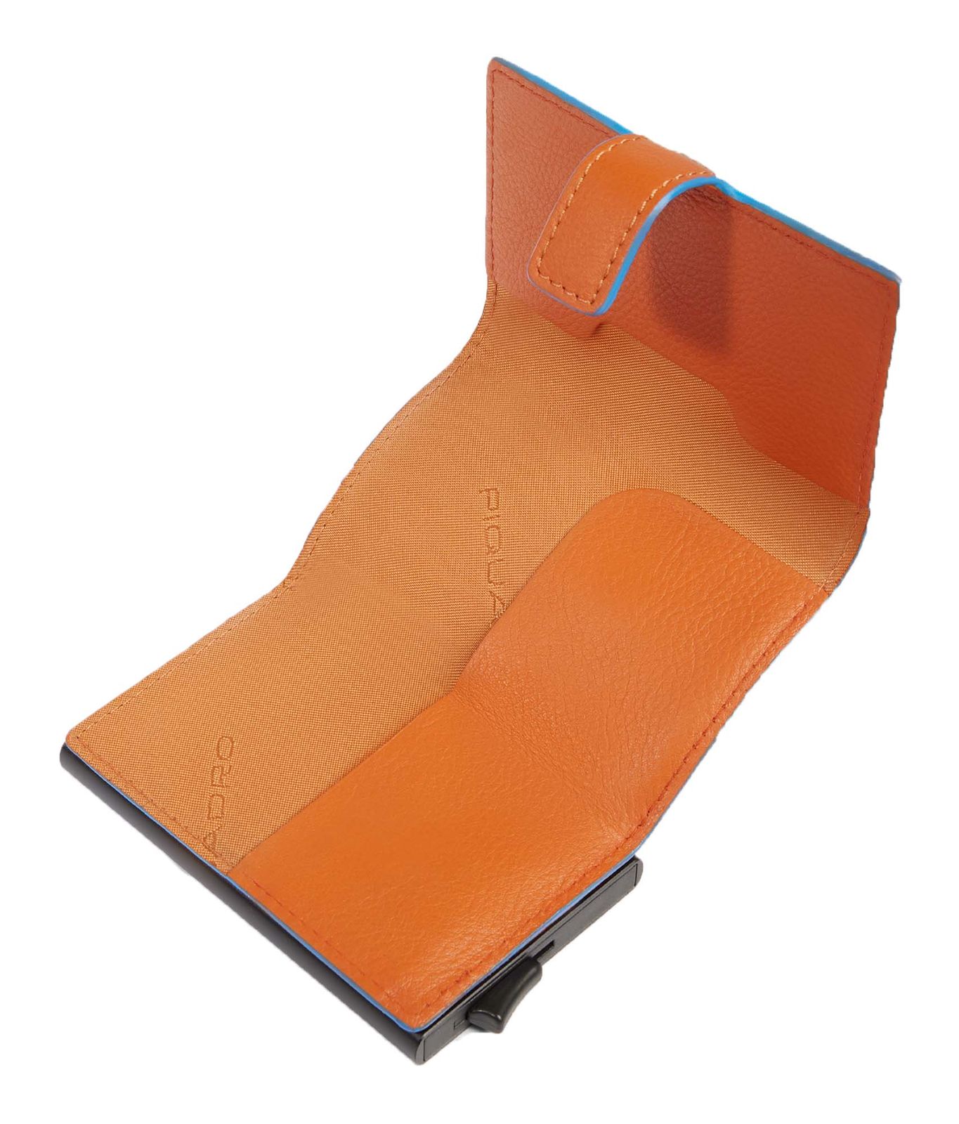 PIQUADRO Atlas Compact Wallet With Single Slider RFID Orange PIQUADRO Atlas Compact Wallet With Single Slider RFID Orange