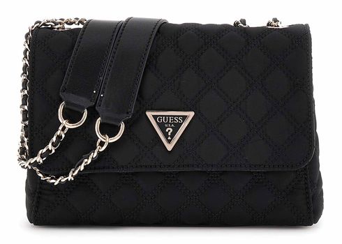 GUESS Giully Two Compartment Convertible Flap Black