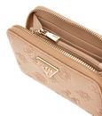 GUESS Cresidia SLG Zip Around Wallet M Beige GUESS Cresidia SLG Zip Around Wallet M Beige