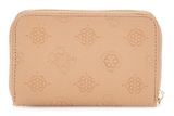 GUESS Cresidia SLG Zip Around Wallet M Beige GUESS Cresidia SLG Zip Around Wallet M Beige