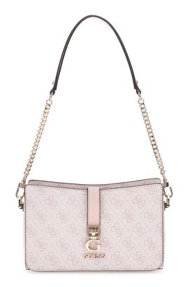 GUESS shoulder bag Zamira Top Zip Shoulder Bag Orchid Logo