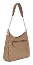 GUESS Zamira Hobo Shoulder Bag Latte Logo GUESS Zamira Hobo Shoulder Bag Latte Logo