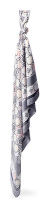 GUESS Foulard Scarf 125X125 Black Multi