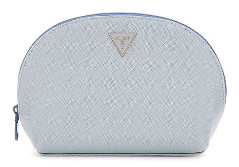 GUESS Dome Cosmetic Pouch Powder Blue